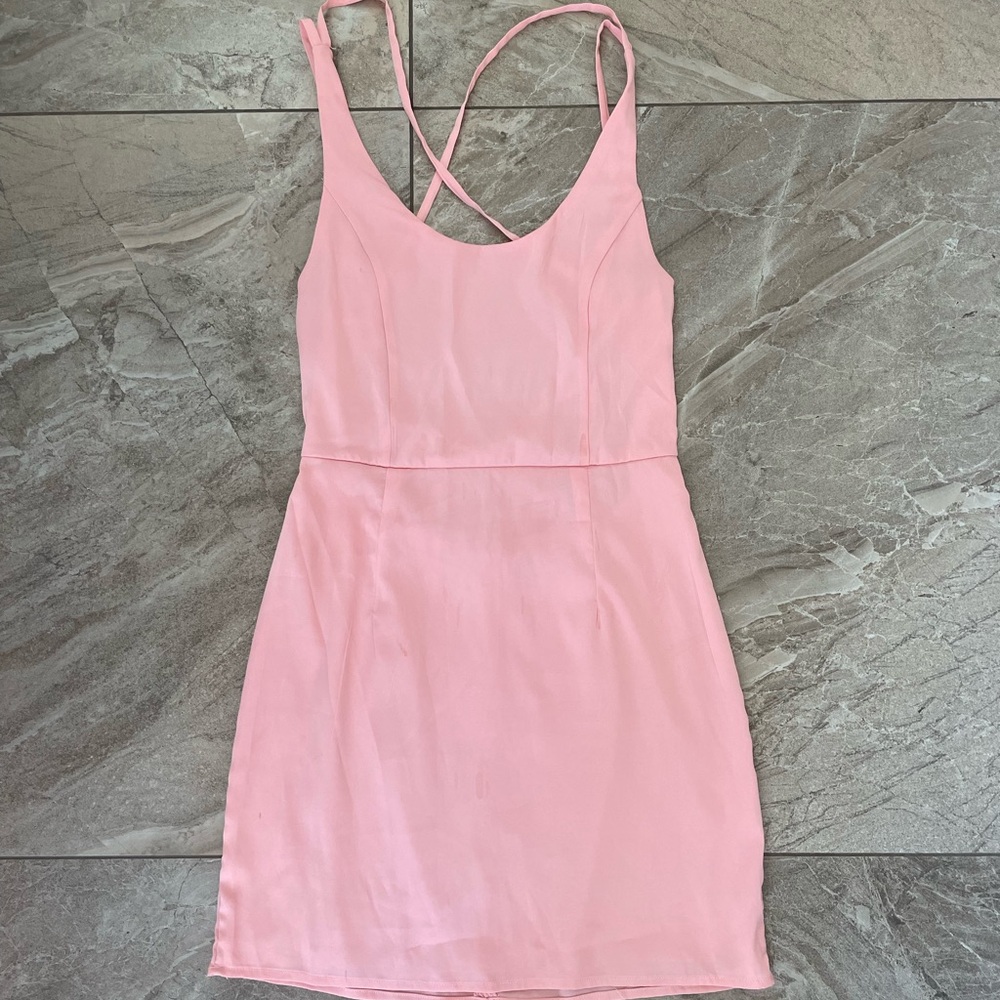 Elegant Pink Tobi Dress